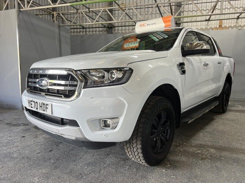 White Used 2020 Ford Ranger Limited Pickup | £12,995 (Fair price) - Image 1/4