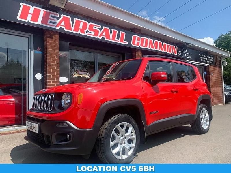 Red Used 2016 Jeep Renegade Longitude SUV | £7,000 (Good price) - Image 1/4
