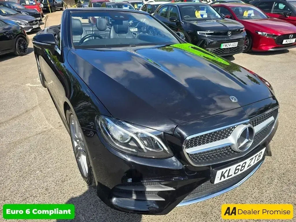 Usado Mercedes E220 AMG Line Premium 194 HP (142 kW) 2019 Preto Cabrios