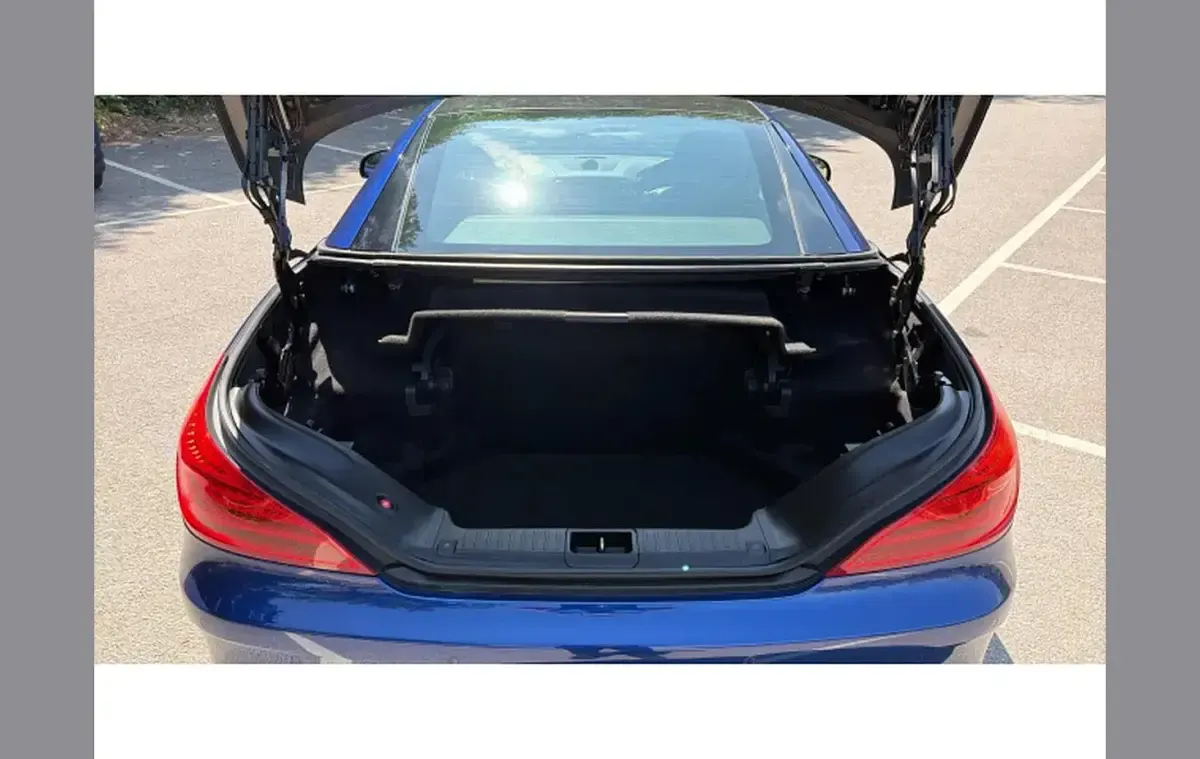Used Mercedes SL500 AMG line 449 HP (330 kW) 2017 Blue Cabriolet