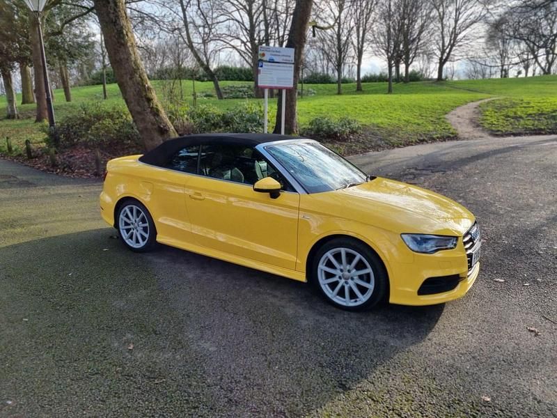 Used Audi A3 Cabriolet S-Line 2016 Yellow Cabriolet