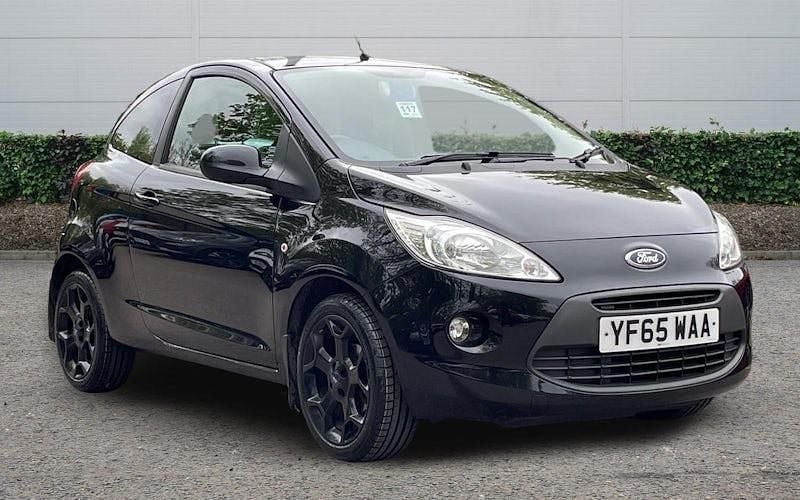 Used Ford Ka Zetec 69 HP (50 kW) 2015 Black Hatchback