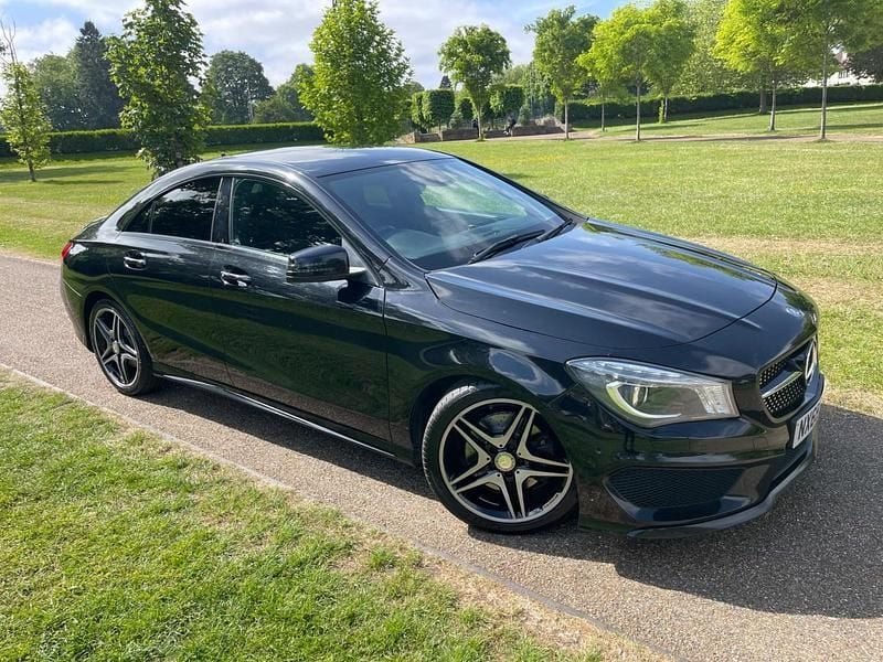 Black Used 2015 Mercedes CLA220 AMG Sedan | £9,990 (Fair price) - Image 1/4