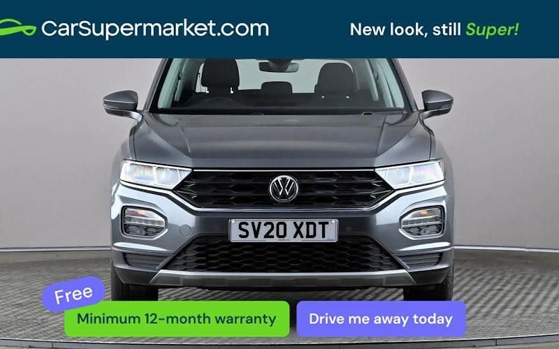 Used VW T-Roc SE 116 HP (85 kW) 2020 Grey SUV