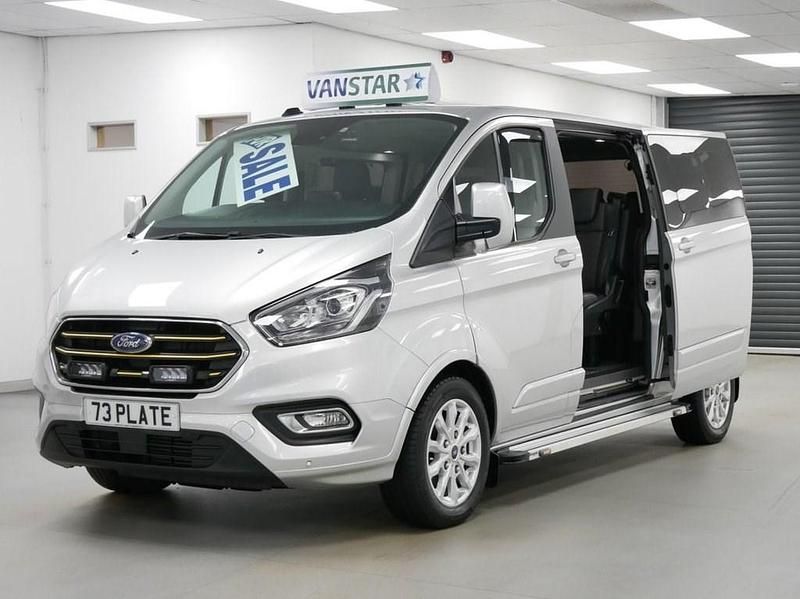 Silver Used 2023 Ford Tourneo Custom Titanium Van | £38,989 - Image 1/4