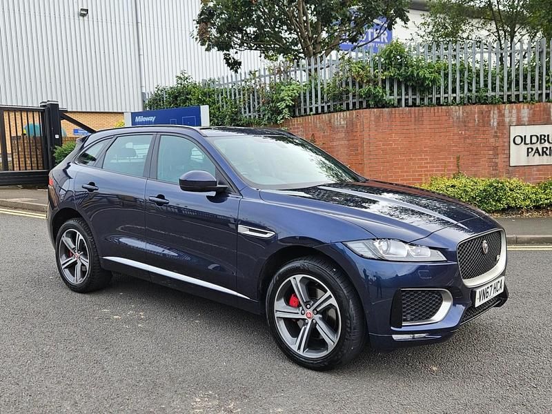 Used Jaguar F-Pace S 300 HP (220 kW) 2017 Blue SUV