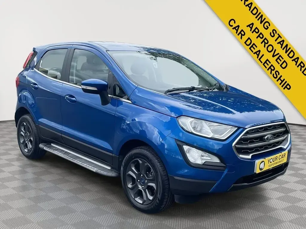 Used Ford Ecosport Zetec 100 HP (73 kW) 2018 Blue SUV