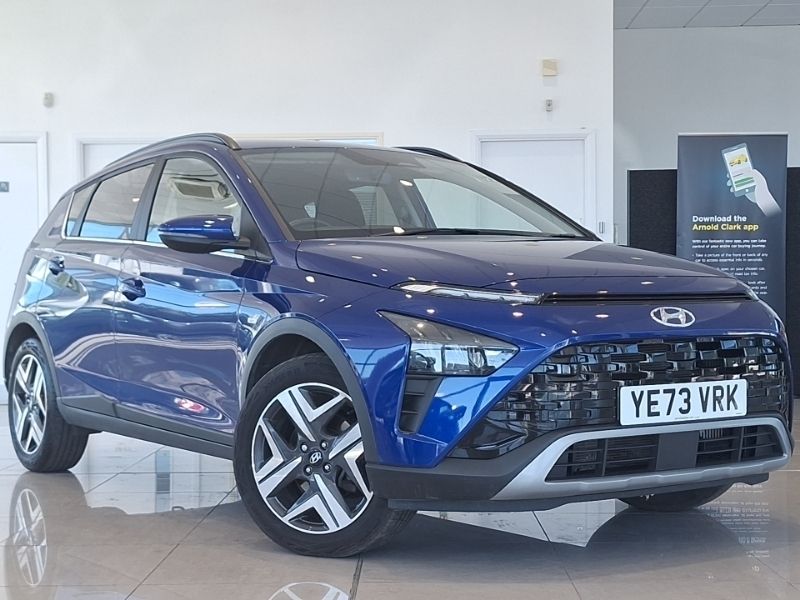 Blue Used 2023 Hyundai Bayon Premium SUV | £16,498 (Fair price) - Image 1/4