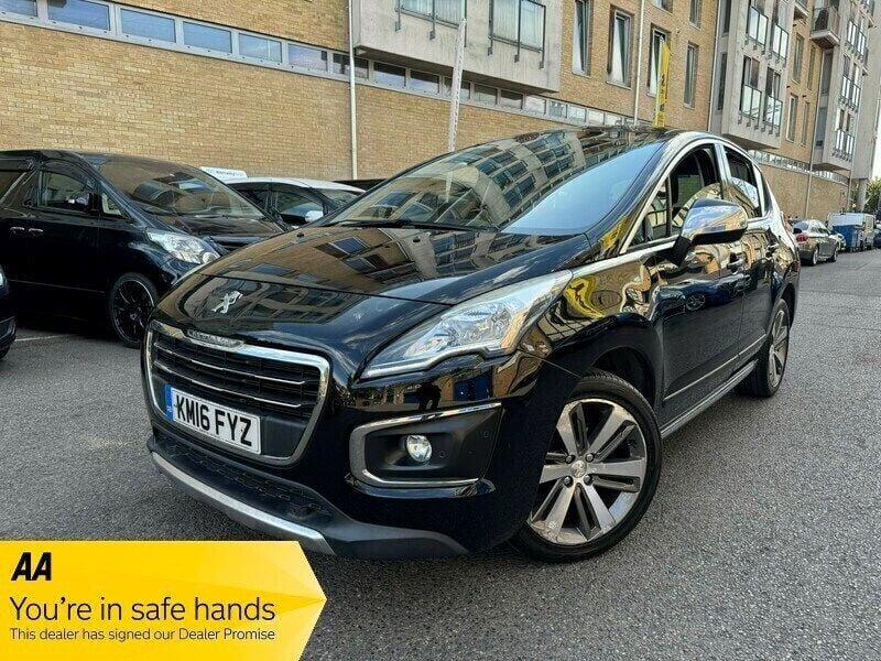 Black Used 2016 Peugeot 3008 Allure Hatchback | £6,390 (Super price) - Image 1/4