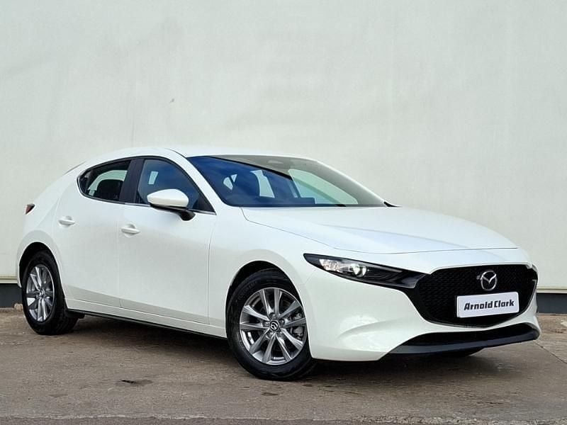 White New 2025 Mazda 3 Prime-Line Hatchback | £18,998 (Good price) - Image 1/4