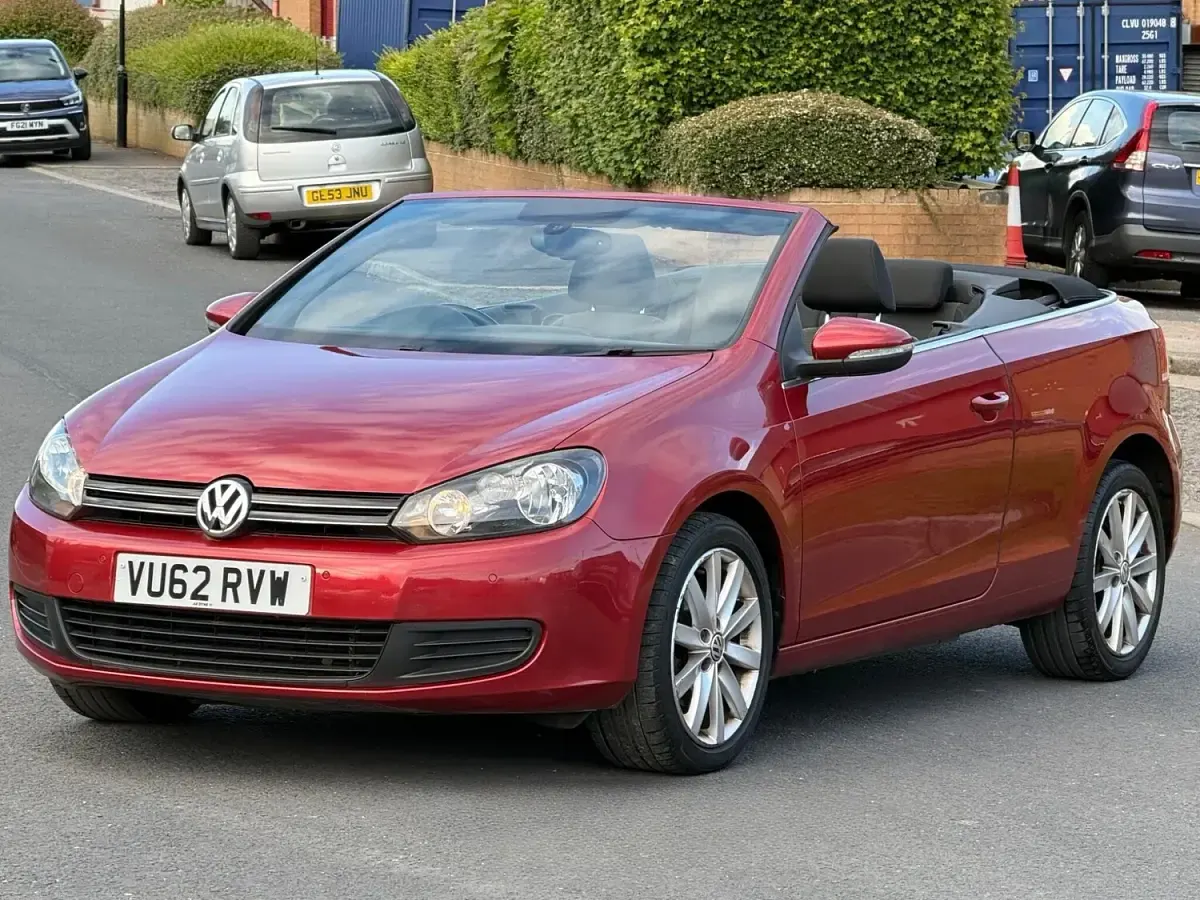Used VW Golf Cabriolet S 2012 Red Cabriolet