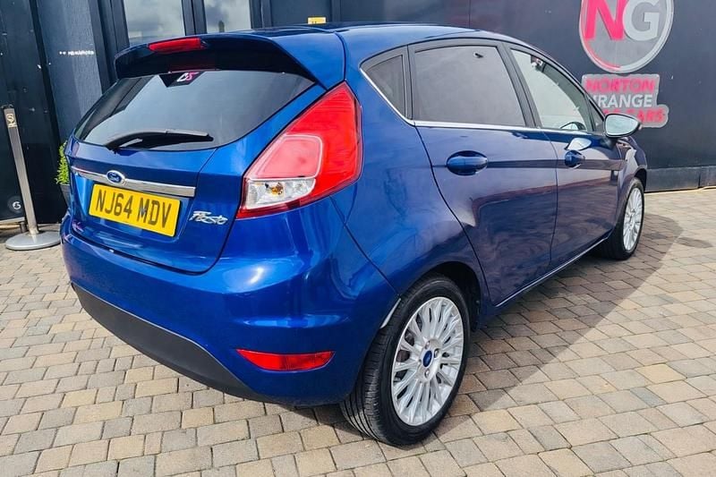 Used Ford Fiesta Titanium 2014 Blue Hatchback