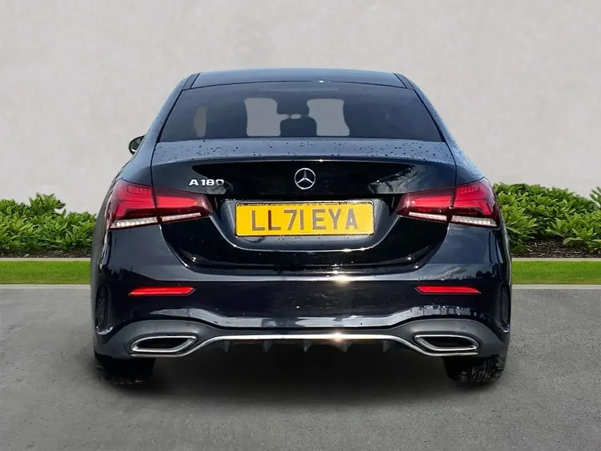 Used Mercedes A180 AMG line 2021 Black Sedan