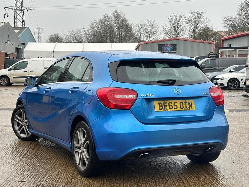 Used Mercedes A200 2015 Blue Hatchback