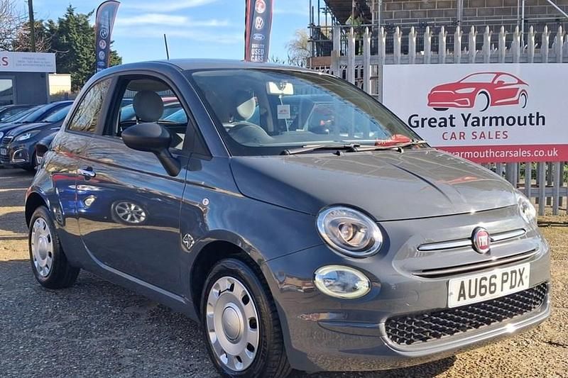 Used Fiat 500 Pop 69 HP (50 kW) 2016 Grey Hatchback