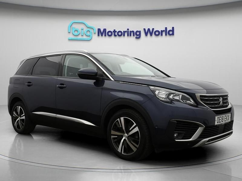 Blue Used 2018 Peugeot 5008 Allure Hatchback | £11,800 (Fair price) - Image 1/4