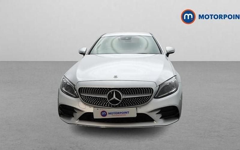 Used Mercedes C200 AMG Line Premium 184 HP (135 kW) 2020 Silver Coupe