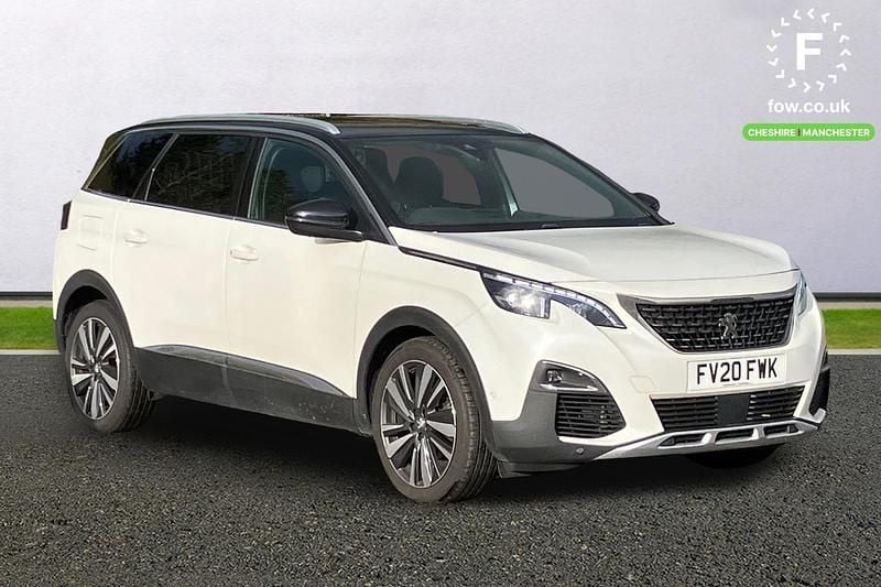 White Used 2020 Peugeot 5008 Premium MPV | £19,999 (Fair price) - Image 1/3