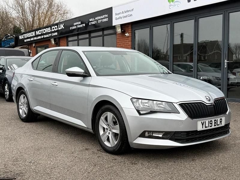 Used Skoda Superb 150 HP (110 kW) 2019 Grey Hatchback