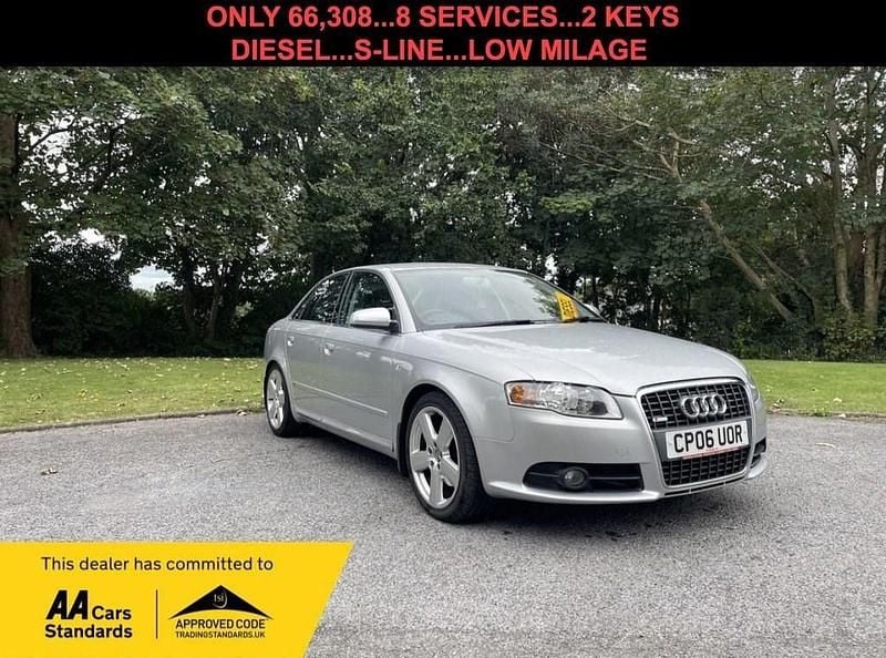 Silver Used 2006 Audi A4 S-Line Sedan | £3,495 (Fair price) - Image 1/3