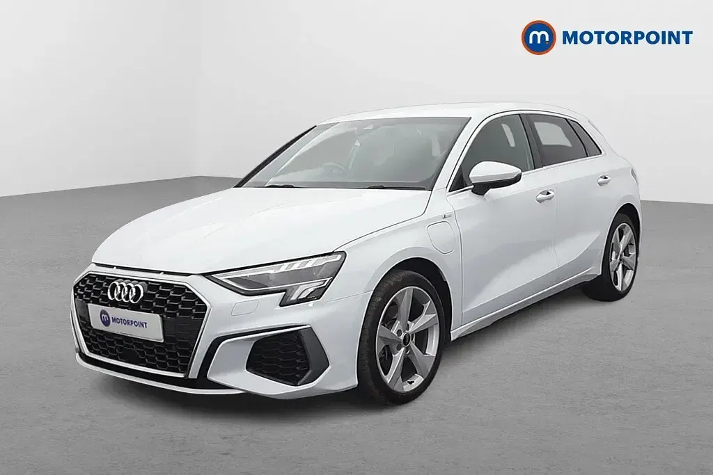 Used Audi A3 e-tron S-Line 2024 White Hatchback