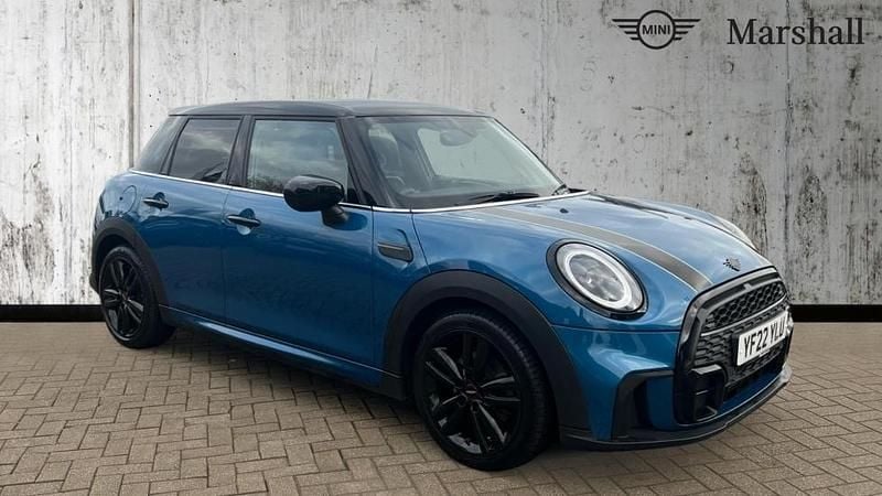 Island blue Used 2022 Mini Cooper Sport Hatchback | £16,818 (Fair price) - Image 1/4