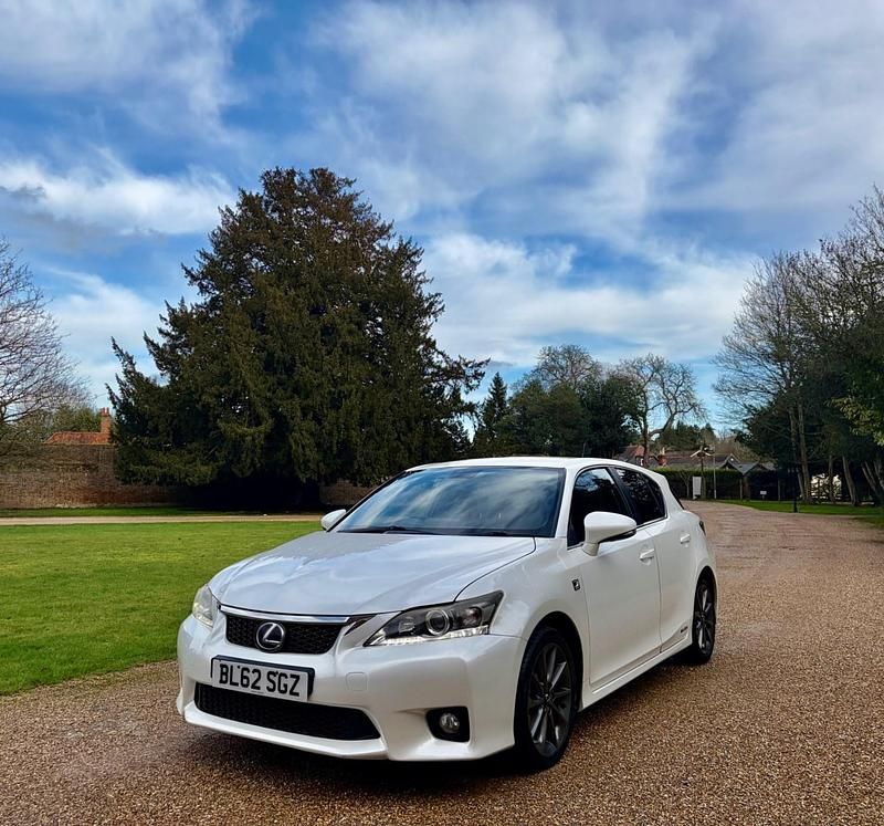 White Used 2012 Lexus CT200h Sport Line Hatchback | £6,999 (A bit pricey) - Image 1/4