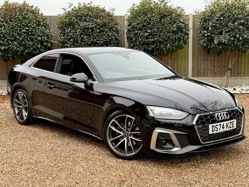Used Audi A5 S-Line 150 HP (110 kW) 2024 Black Coupe