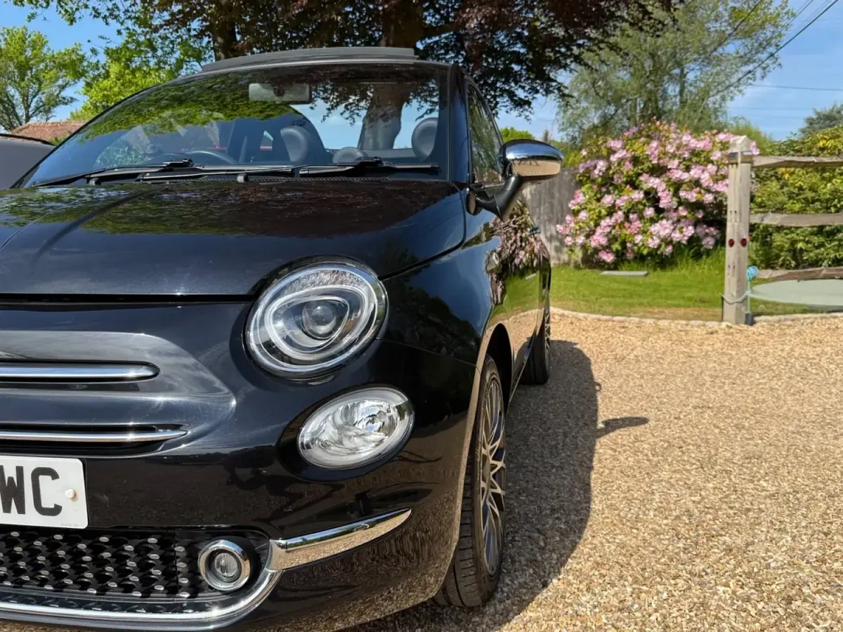 Usado Fiat 500C Star 69 HP (50 kW) 2019 Preto Cabrios