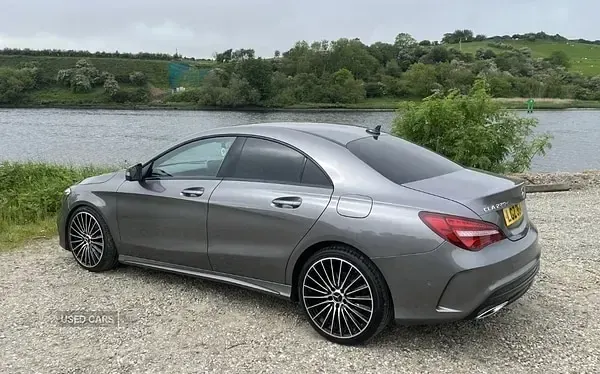 Used Mercedes CLA220 AMG line 177 HP (130 kW) 2018 Grey Sedan