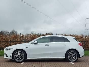 Used Mercedes A250 AMG Line Premium 218 HP (160 kW) 2020 White Hatchback