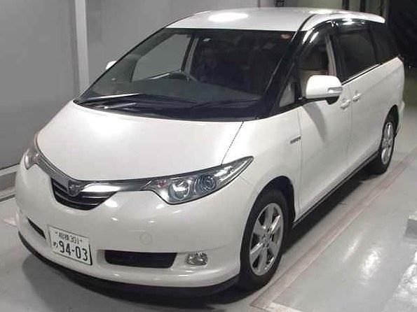 Used Toyota Estima Hybrid 2006 White MPV