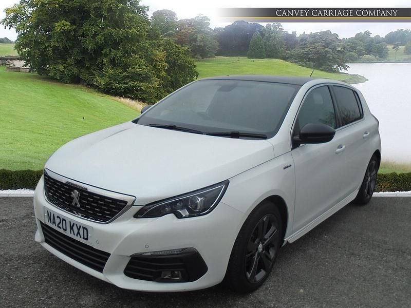Used Peugeot 308 GT-line 2020 White Hatchback
