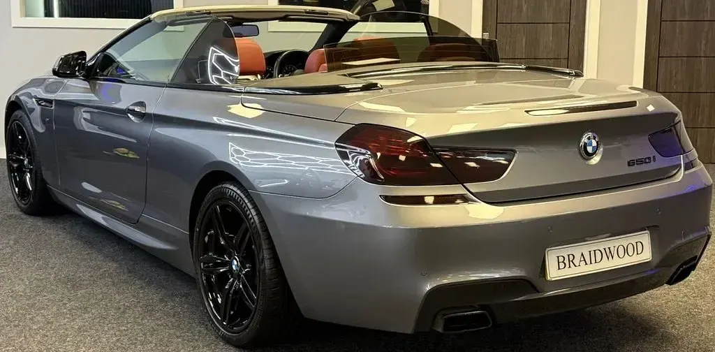 Usado BMW 650 Cabriolet M Sport 450 CV (330 kW) 2018 Gris Descapotable