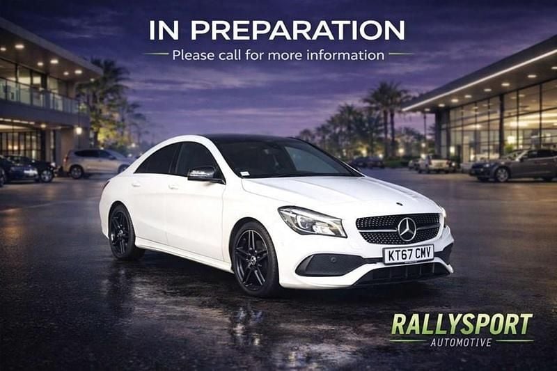Used Mercedes CLA220 AMG line 2017 White Sedan