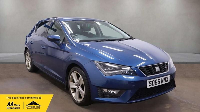 Used Seat Leon FR 150 HP (110 kW) 2016 Blue Hatchback