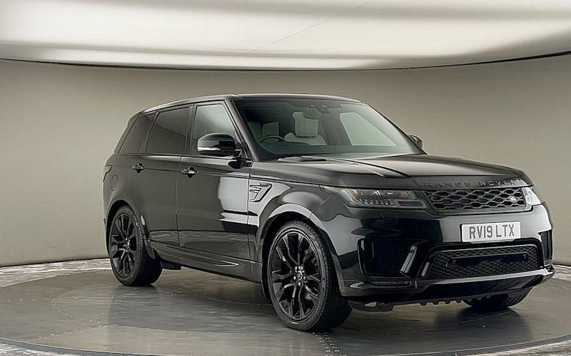 Santorini black Used 2019 Land Rover Range Rover Sport HSE SUV | £29,250 (Fair price) - Image 1/4