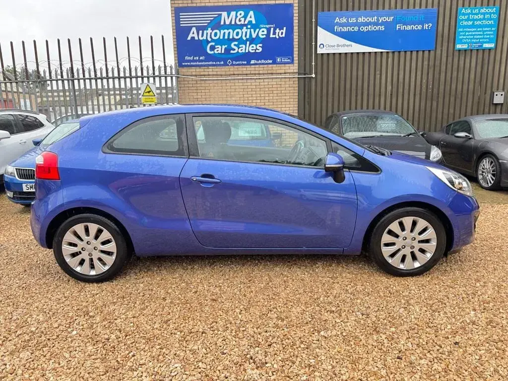 Used Kia Rio 2014 Blue Hatchback