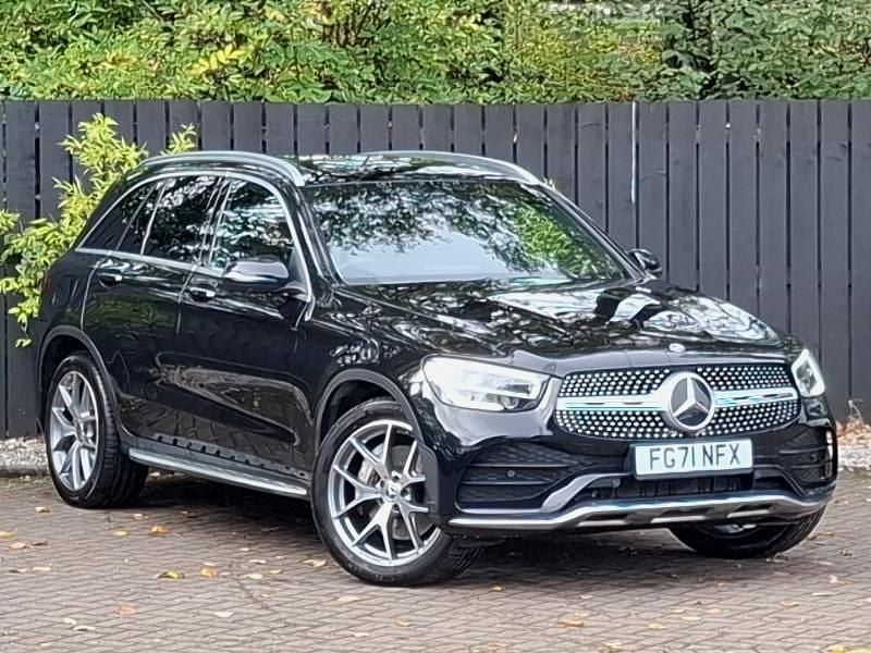 Black Used 2021 Mercedes GLC300 AMG Line Premium Plus SUV | £31,998 (Good price) - Image 1/4
