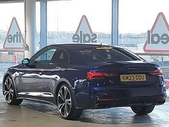 Used Audi A5 Black Edition 150 HP (110 kW) 2023 Blue Coupe