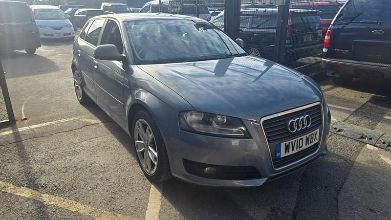 Used Audi A3 Sportback Sport 140 HP (102 kW) 2010 Blue Hatchback