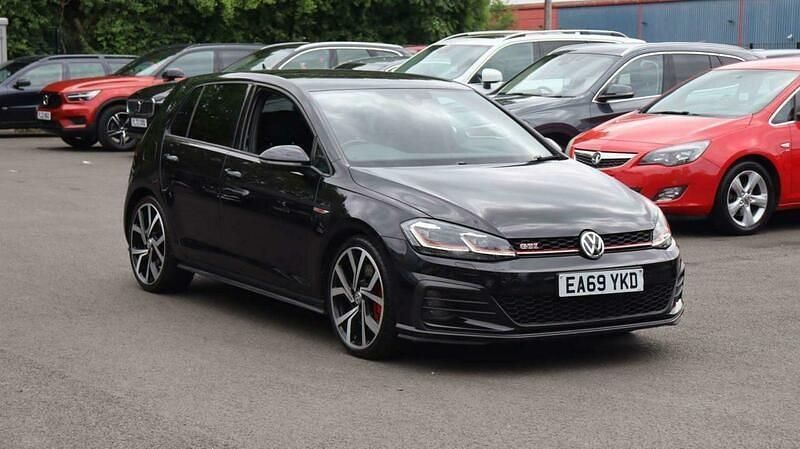 Black Used 2019 VW Golf VII GTI Hatchback | £18,750 (Good price) - Image 1/4