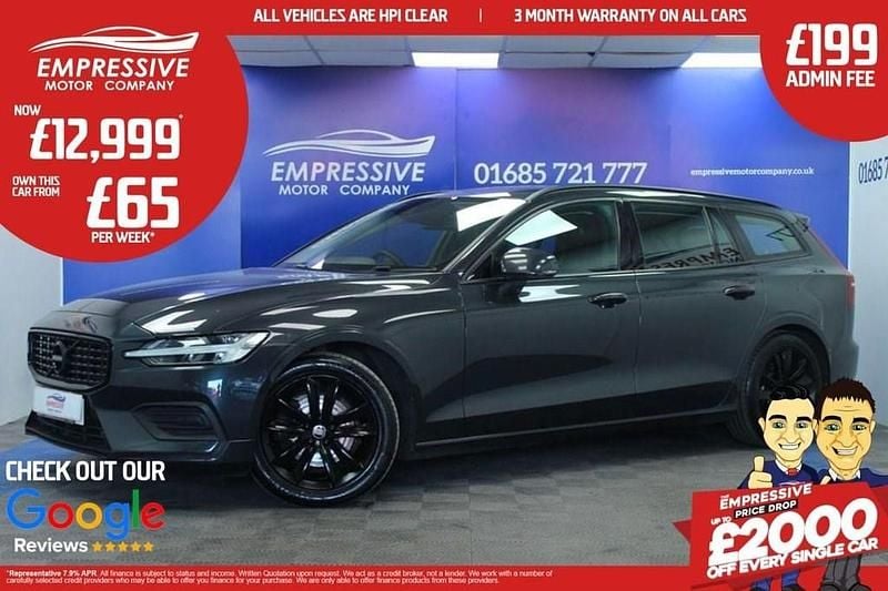 Grey Used 2019 Volvo V60 Momentum Estate | £12,999 (Fair price) - Image 1/4