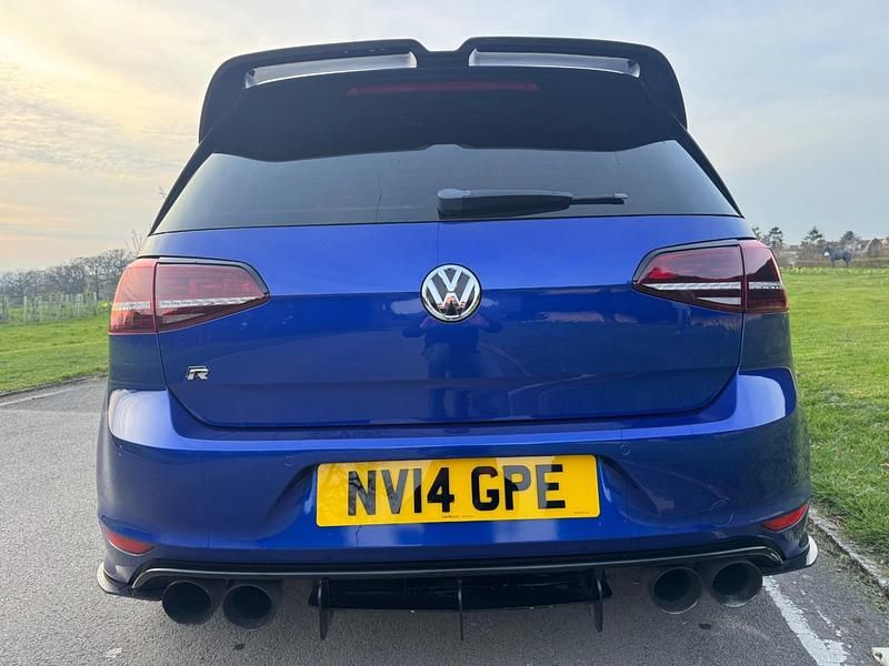 Used VW Golf VII R 2014 Blue Hatchback