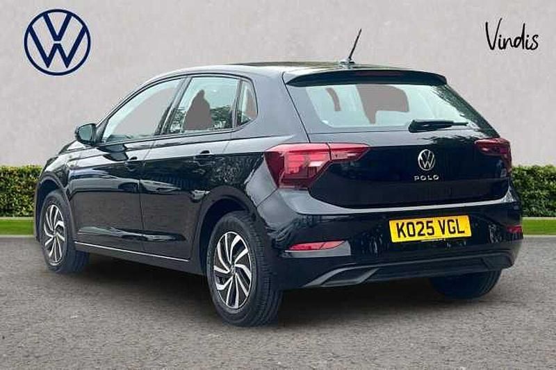Used VW Polo Life 95 HP (69 kW) 2025 Black Hatchback
