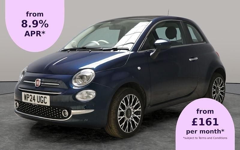Blue Used 2024 Fiat 500 Hatchback | £12,071 (Fair price) - Image 1/2