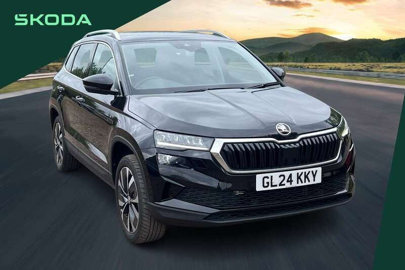 Black Used 2024 Skoda Karoq SE L SUV | £19,750 (Good price) - Image 1/4