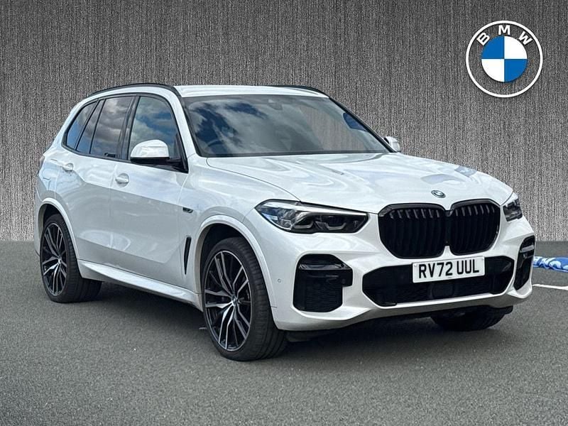 White Used 2022 BMW X5 M Sport SUV | £48,399 (Fair price) - Image 1/4