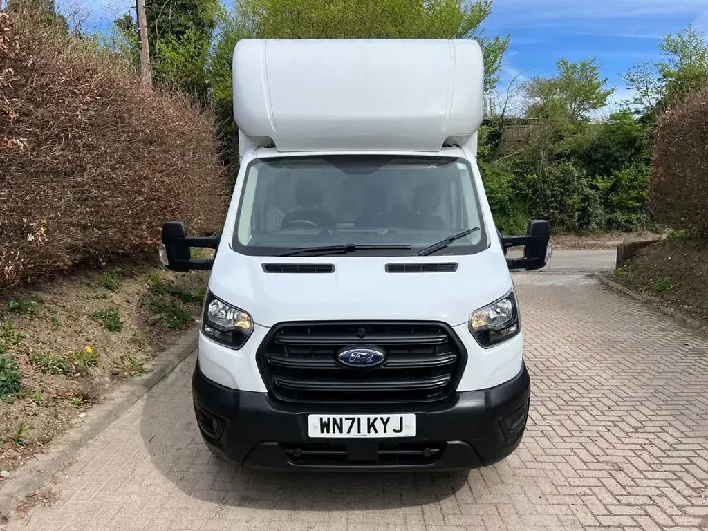 Used Ford Transit S 130 HP (95 kW) 2021 White Cabriolet