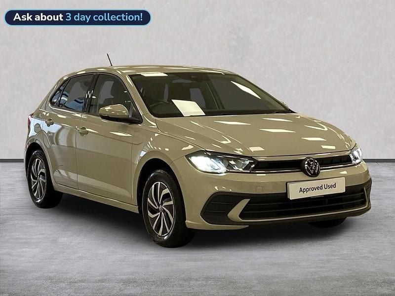 Grey Used 2023 VW Polo Life Hatchback | £15,224 (Good price) - Image 1/4
